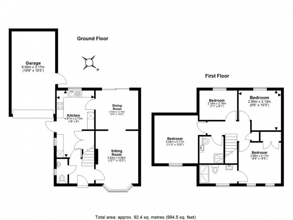Floorplan for Fishers Bank, Littleport, CB6