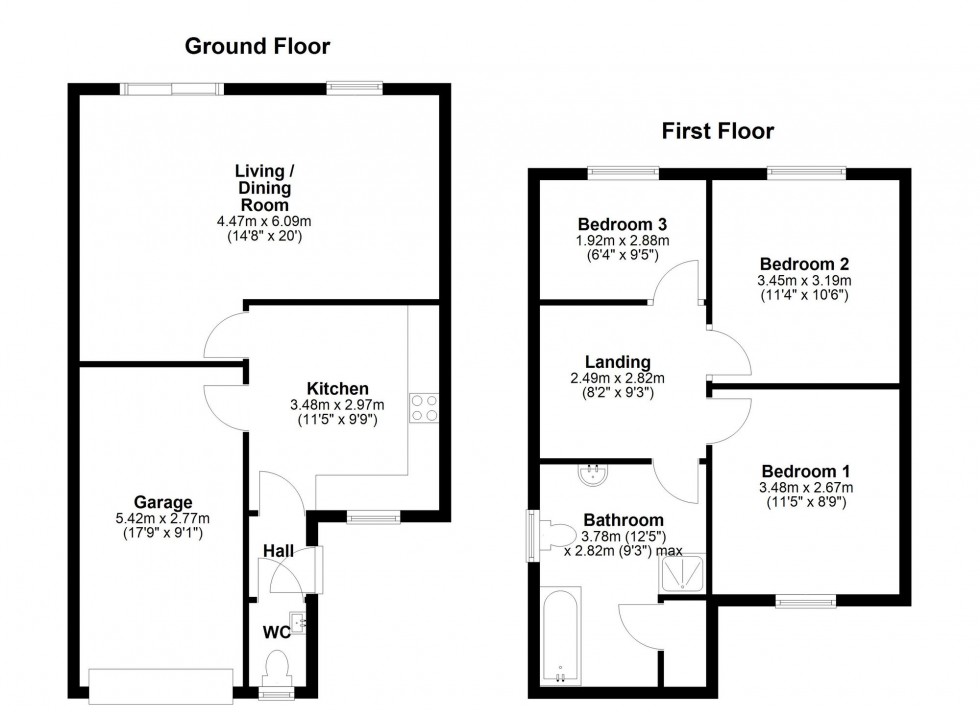 Floorplan for Earith Road, Willingham, CB24