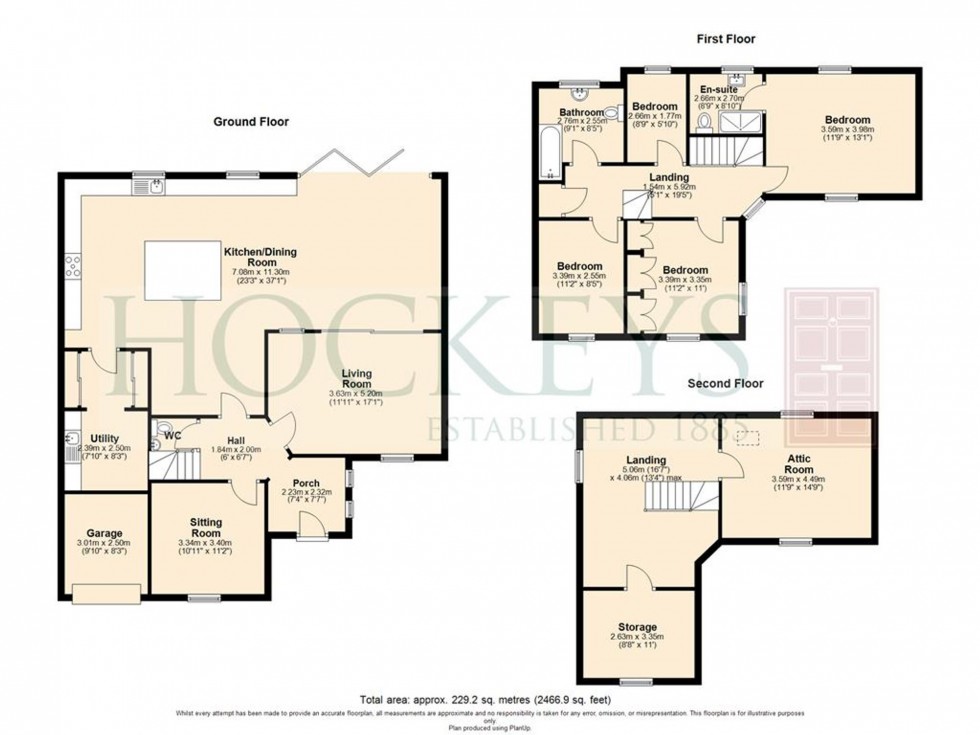 Floorplan for Hamilton Road, Newmarket, CB8