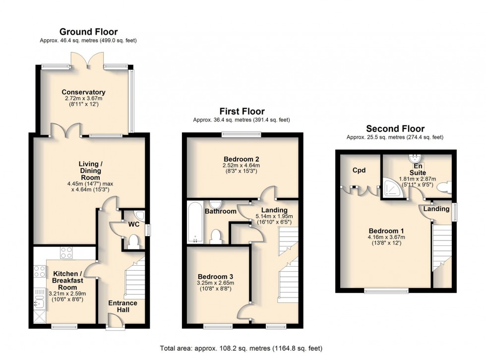 Floorplan for Wellbrook Way, Girton, CB3