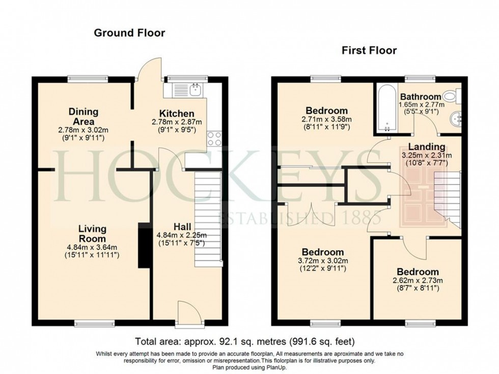 Floorplan for High Street, Swaffham Bulbeck, CB25