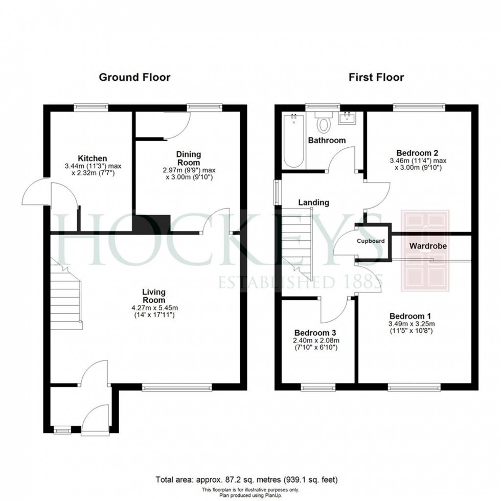 Floorplan for Dunstal Field, Cottenham, CB24