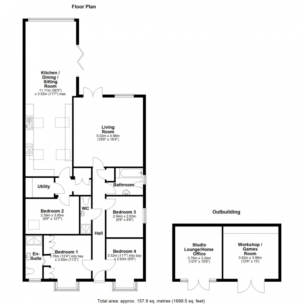 Floorplan for Fen Road, Milton, CB24