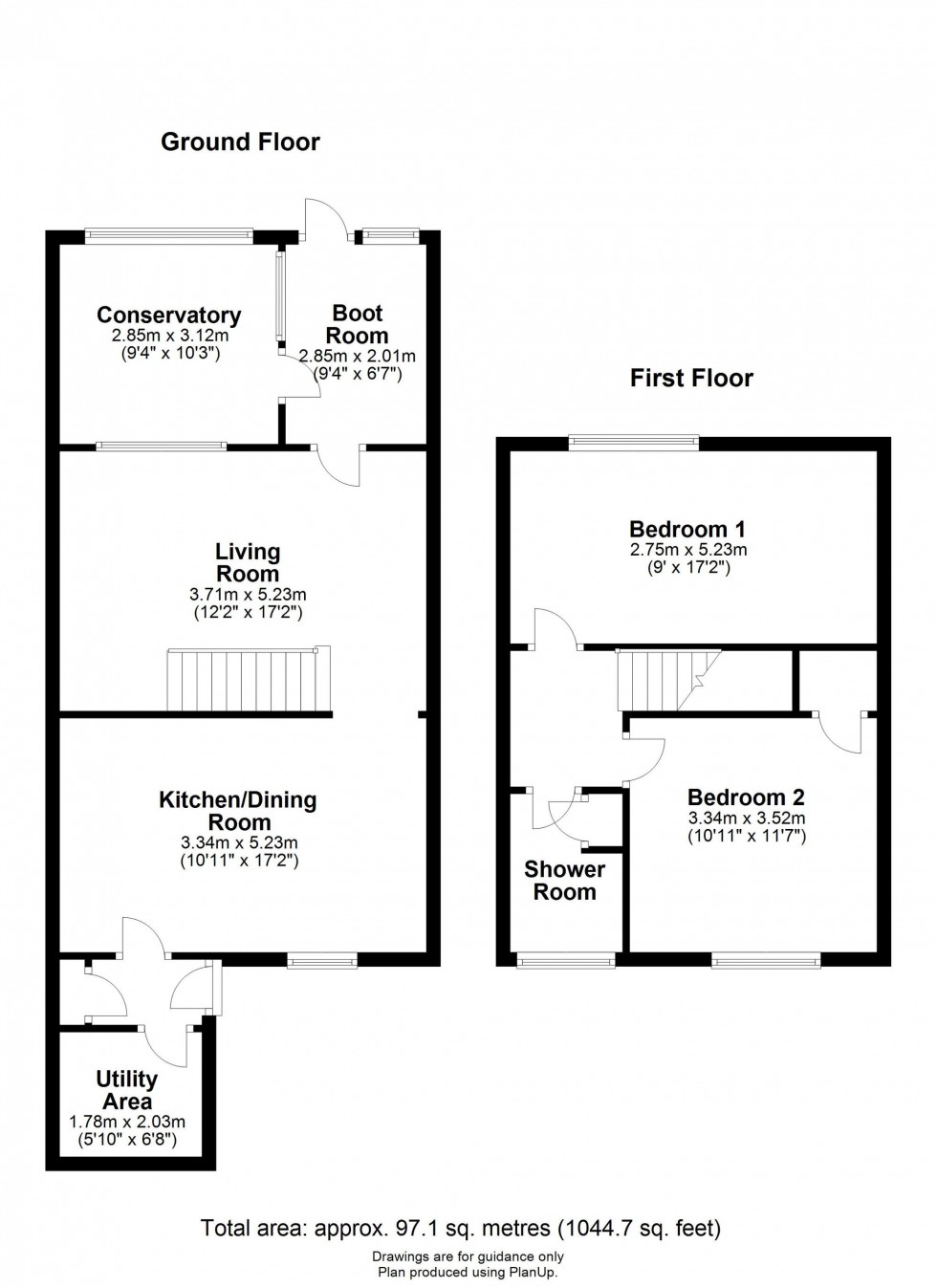 Floorplan for Wiles Close, Waterbeach, CB25