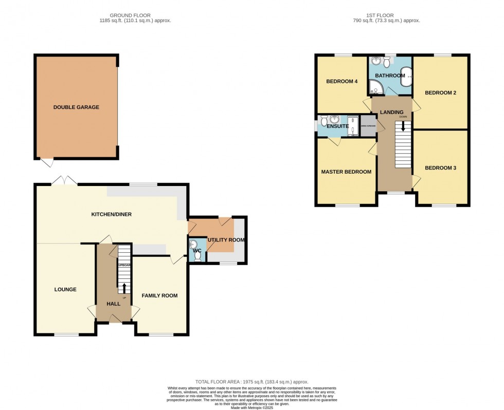 Floorplan for Magnolia Drive, Chapel Drove, PE12
