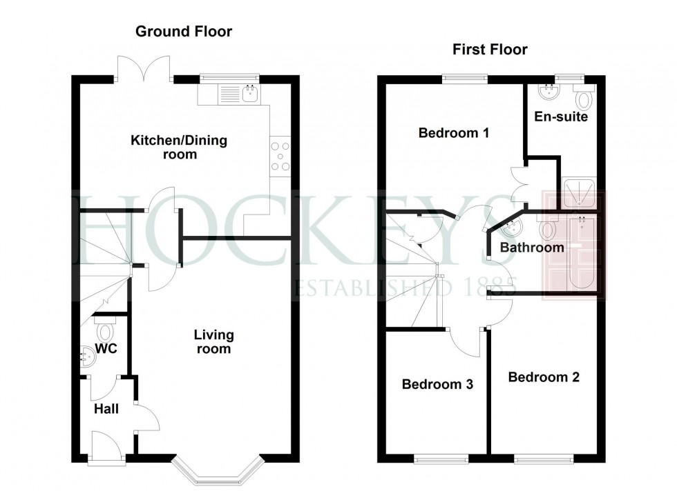 Floorplan for Hundred Acre Way, Red Lodge, IP28