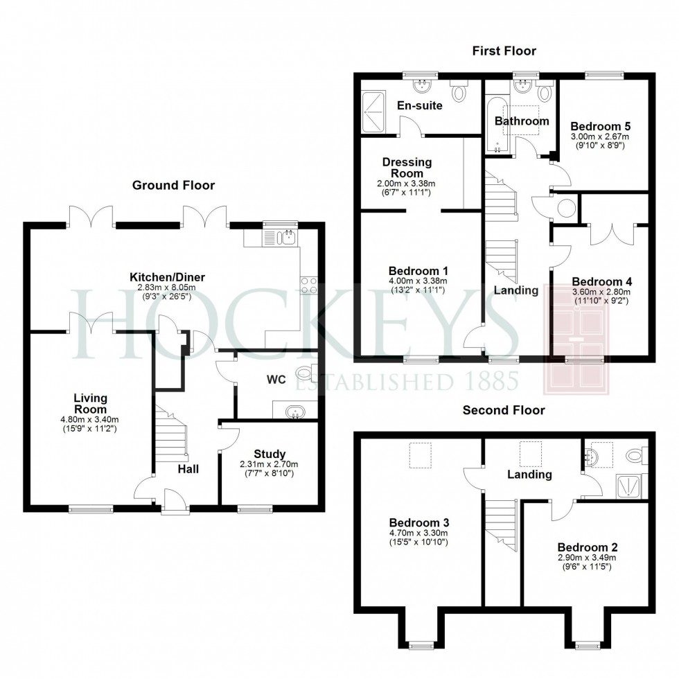 Floorplan for Canute Close, Northstowe, CB24