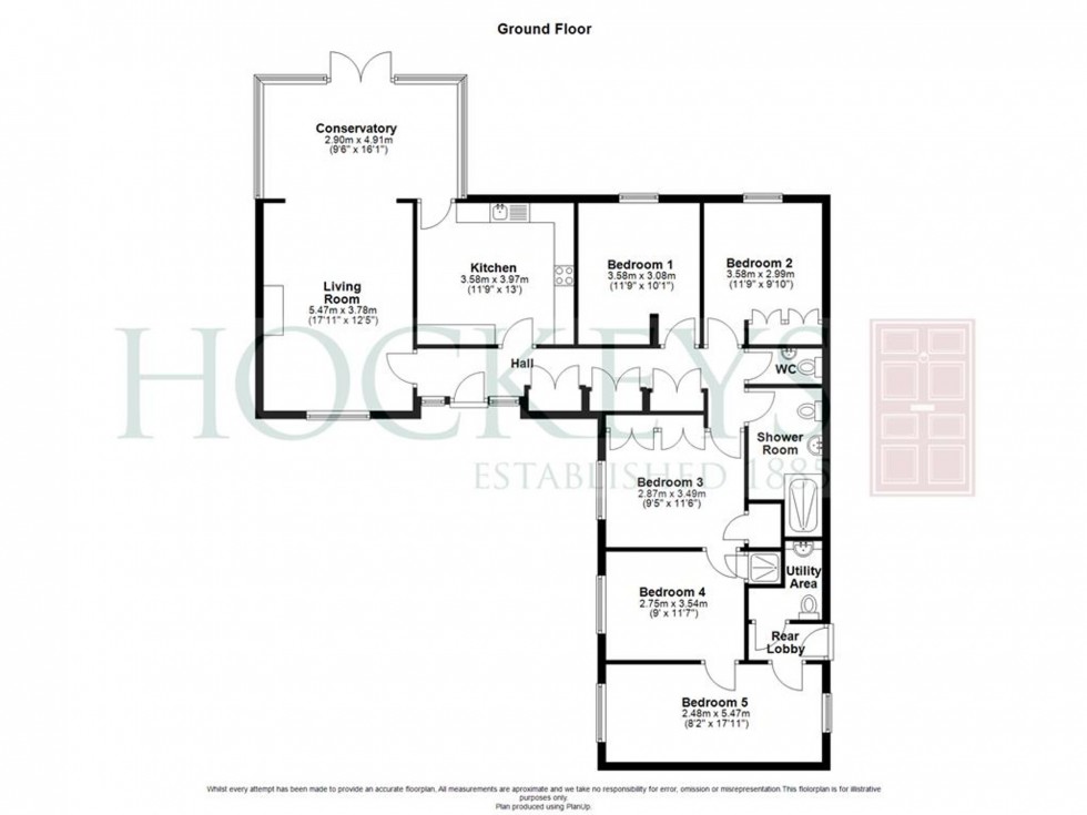 Floorplan for Pelham Way, Cottenham, CB24