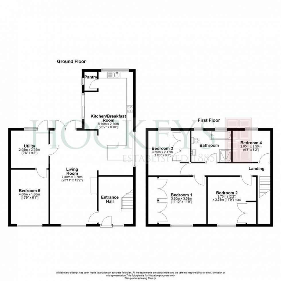 Floorplan for High Street, Over, CB24