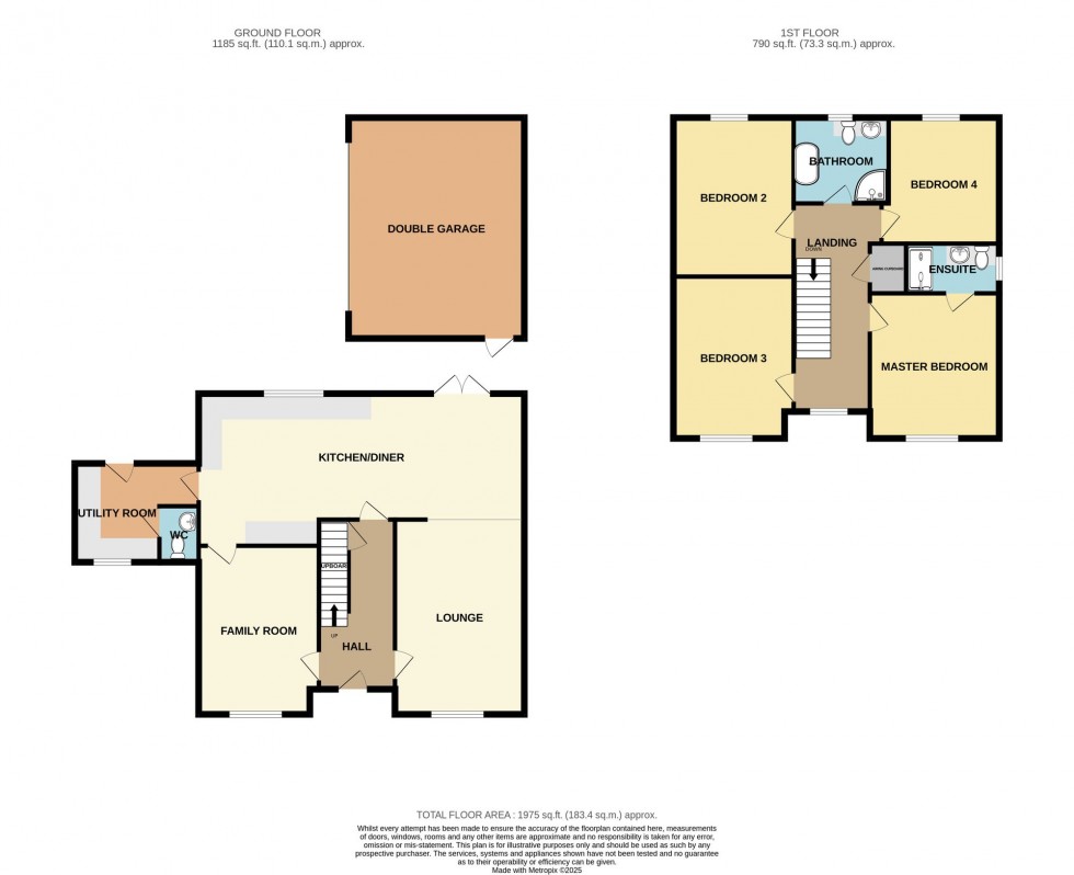 Floorplan for Magnolia Drive, Chapel Drove, PE12