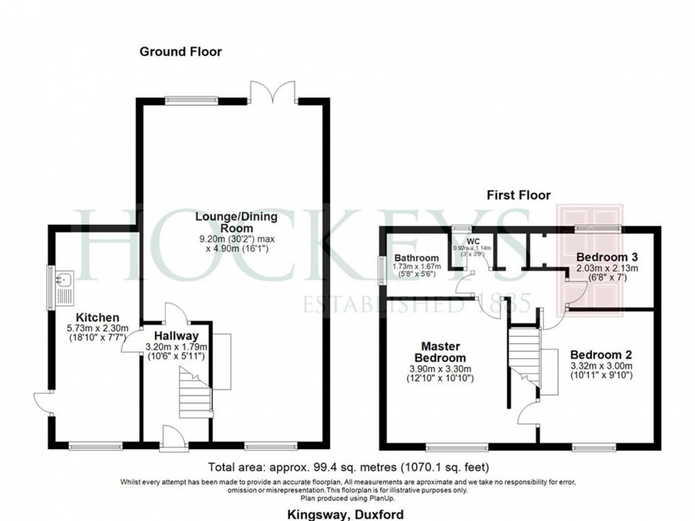 Floorplan for Kingsway, Duxford, CB22
