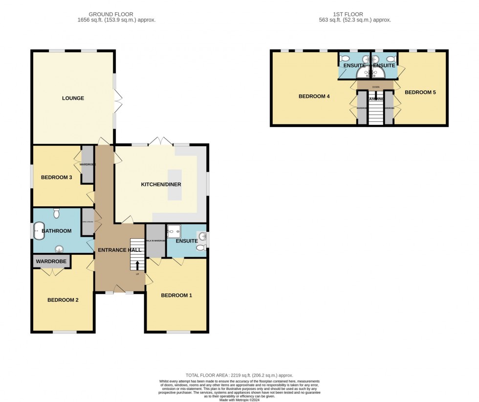 Floorplan for Blunts Orchard Drive, Upwell, PE14