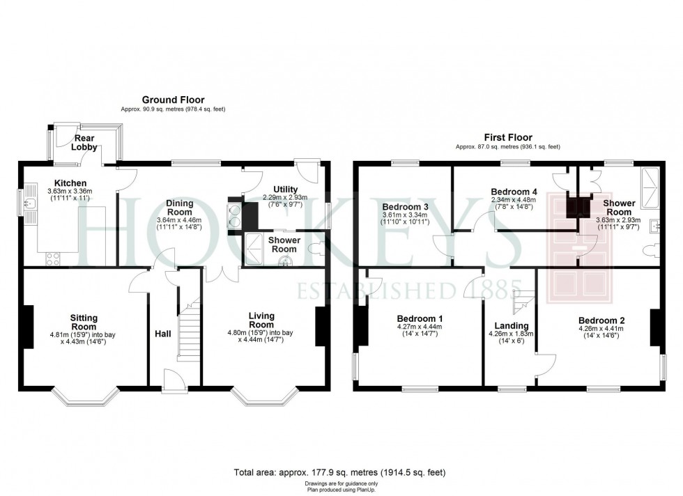Floorplan for Church Street, Fen Drayton, CB24