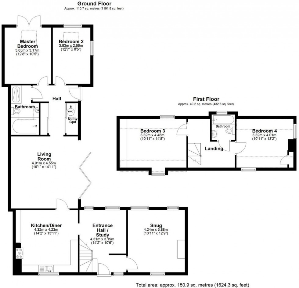 Floorplan for Little Green, Cheveley, CB8
