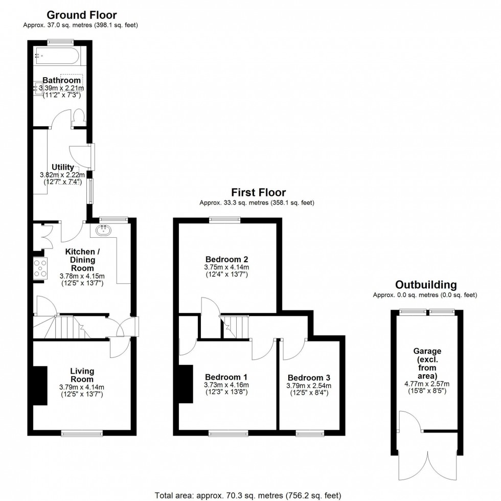 Floorplan for Rook Grove, Willingham, CB24