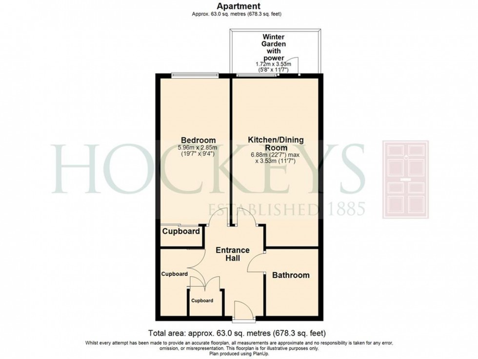 Floorplan for Clara Rackham Street, Cambridge, CB1