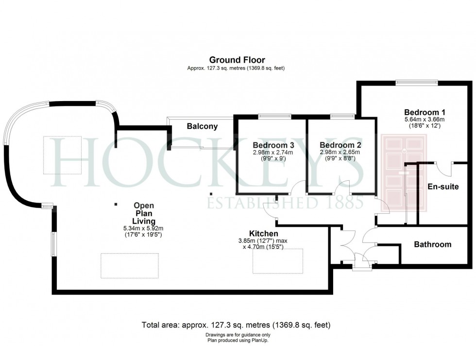 Floorplan for Queen Ediths Way, Editha House, CB1