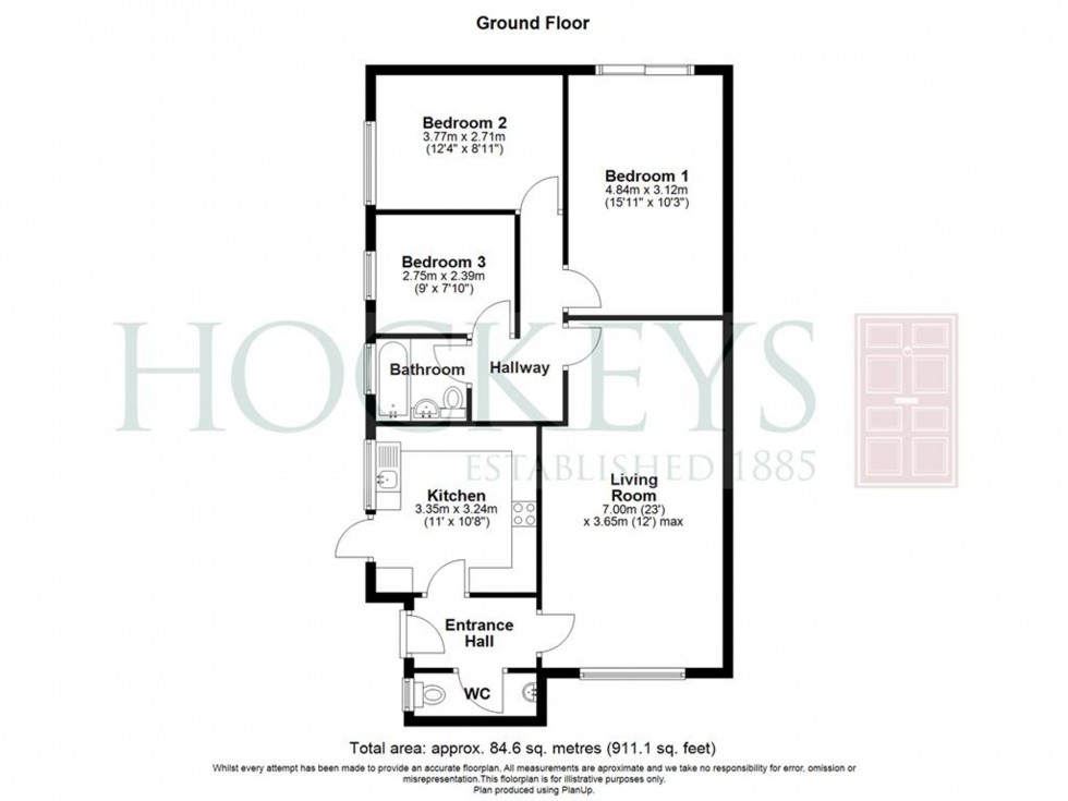 Floorplan for Foxhollow, Bar Hill, CB23