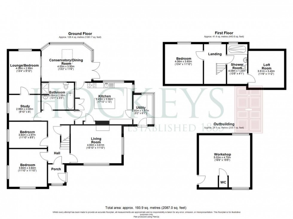 Floorplan for Newington, Willingham, CB24