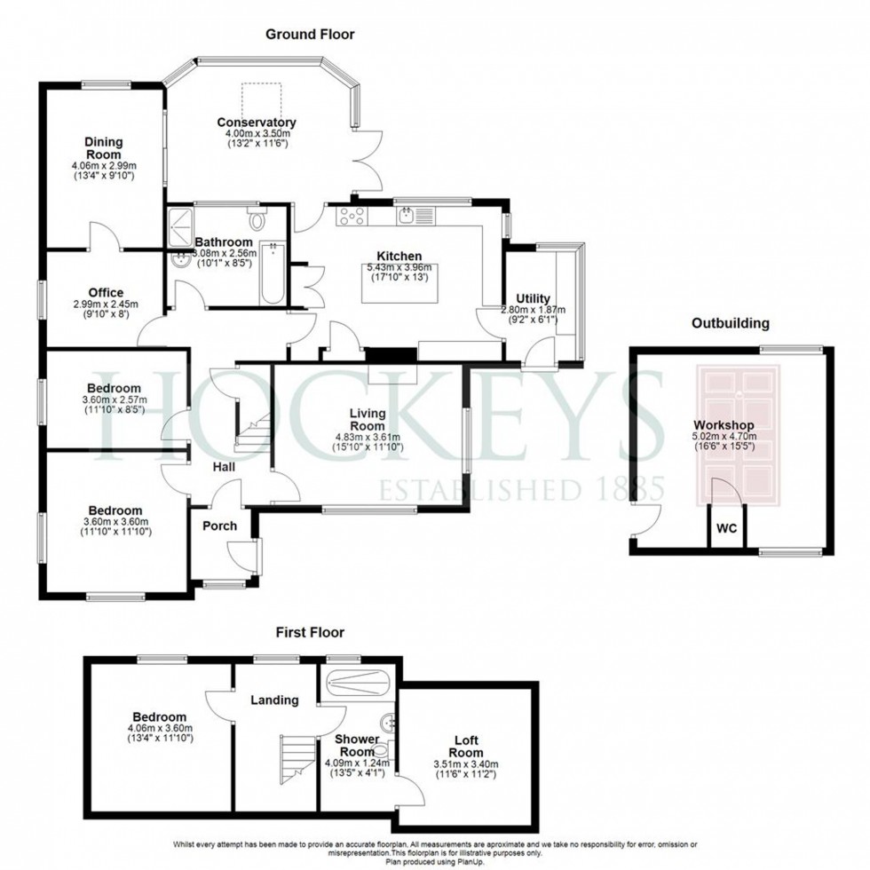 Floorplan for Newington, Willingham, CB24