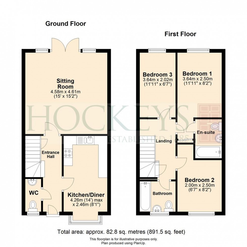 Floorplan for Dandelion Crescent, Red Lodge, IP28