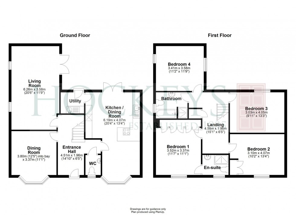 Floorplan for Garwood Drive, Longstanton, CB24