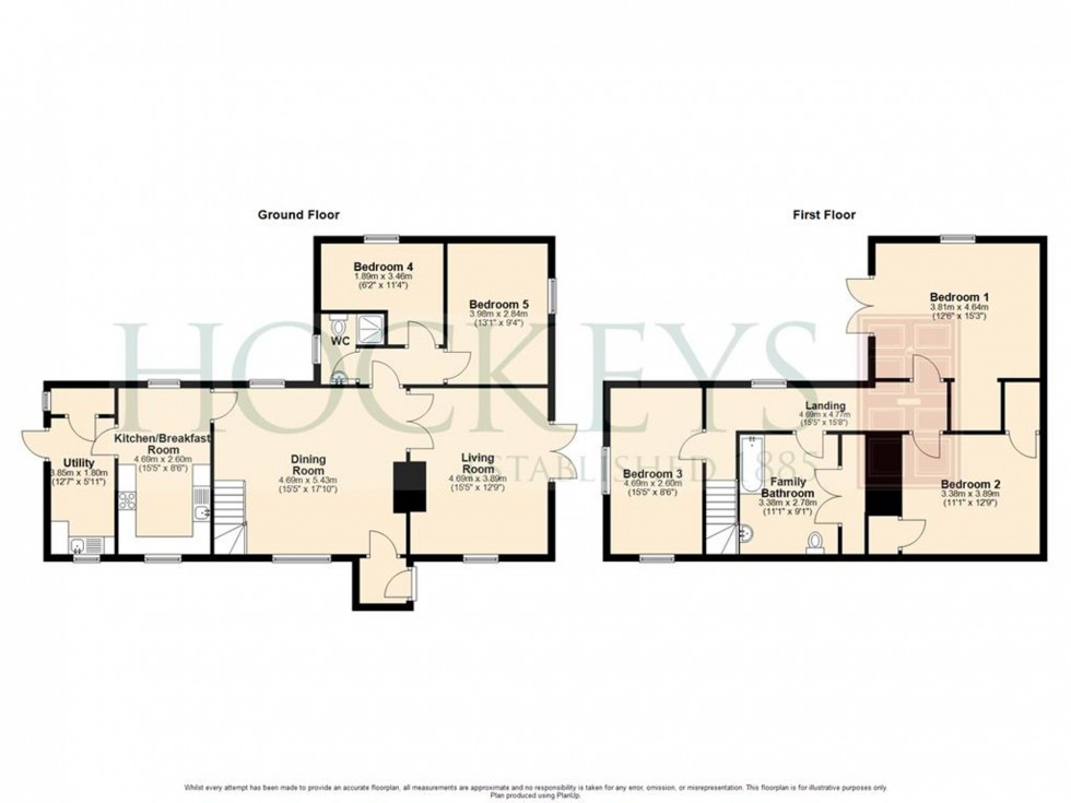 Floorplan for Ditton Green, Woodditton, CB8