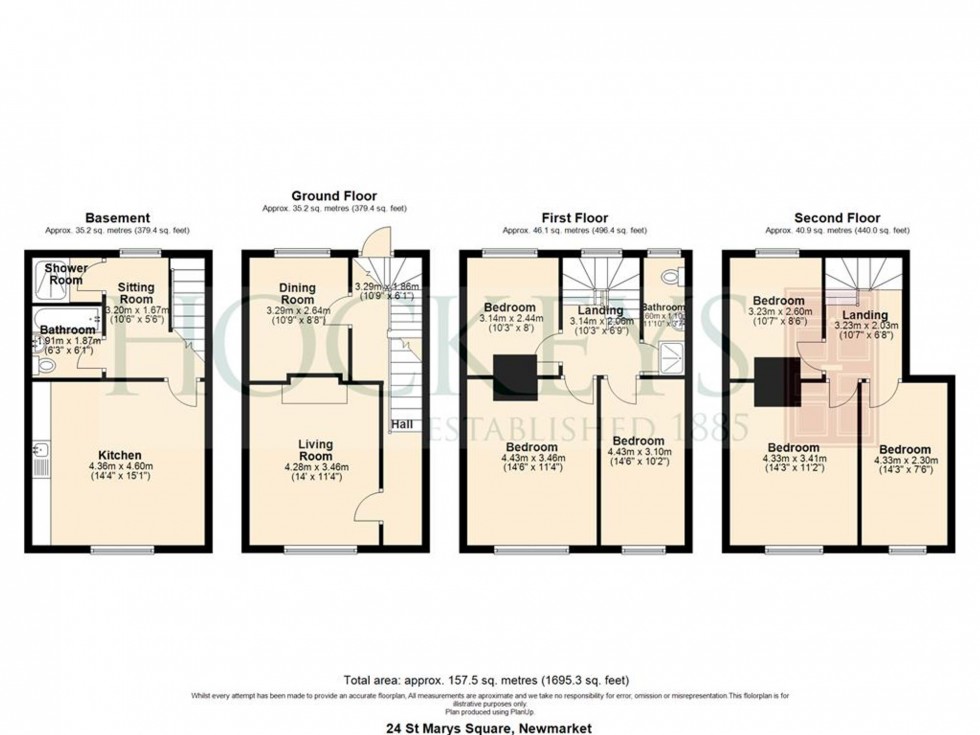 Floorplan for St. Marys Square, Newmarket, CB8