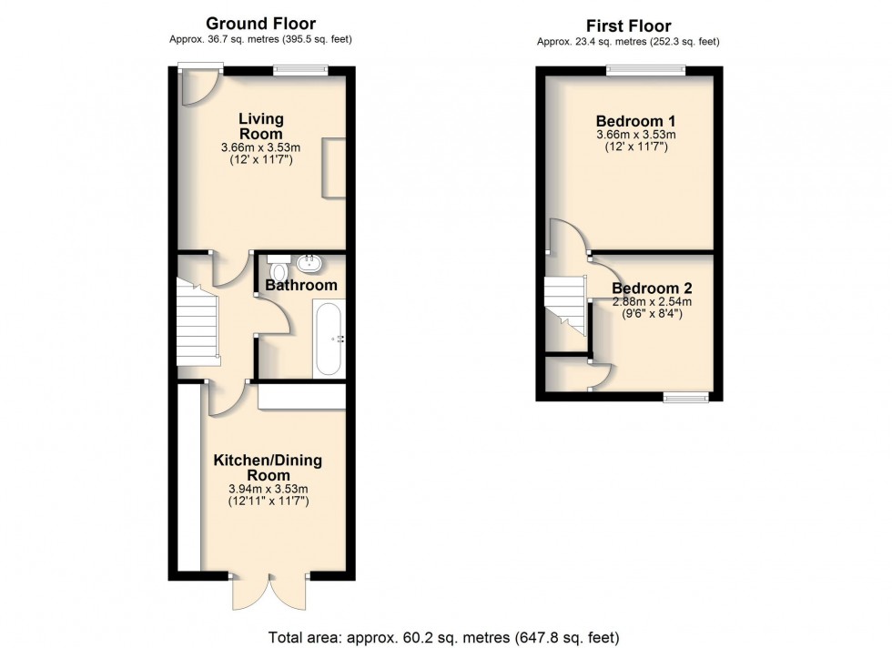 Floorplan for Church Street, Willingham, CB24