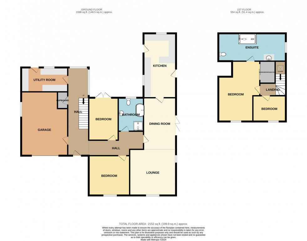 Floorplan for Ropers Gate, Lutton, PE12