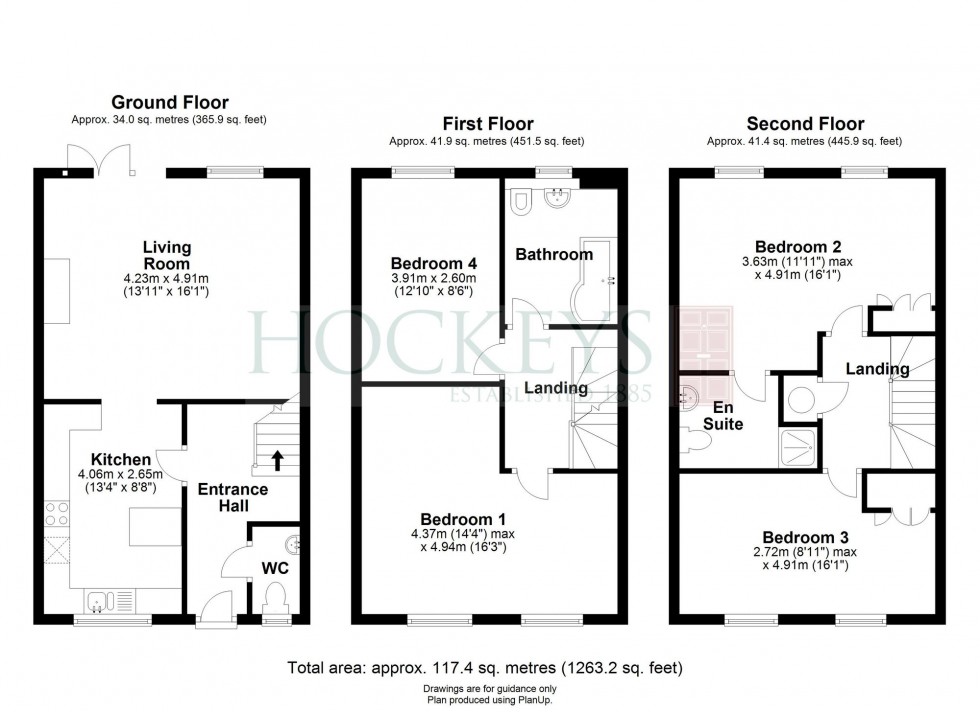 Floorplan for Bourneys Manor Close, Willingham, CB24