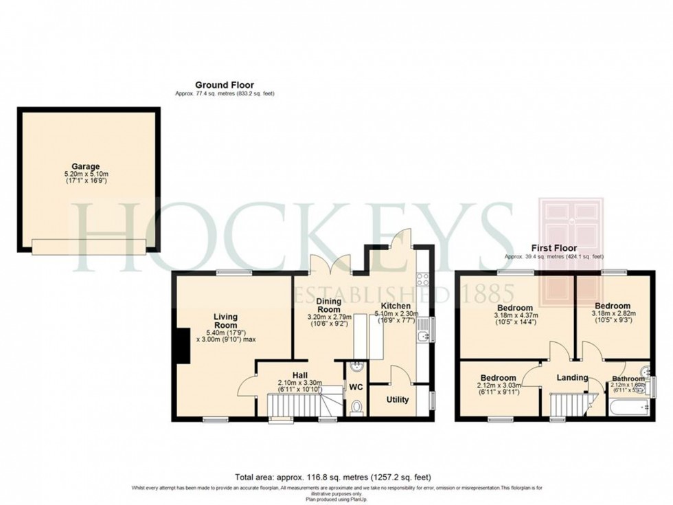 Floorplan for Swaffham Road, Reach, CB25