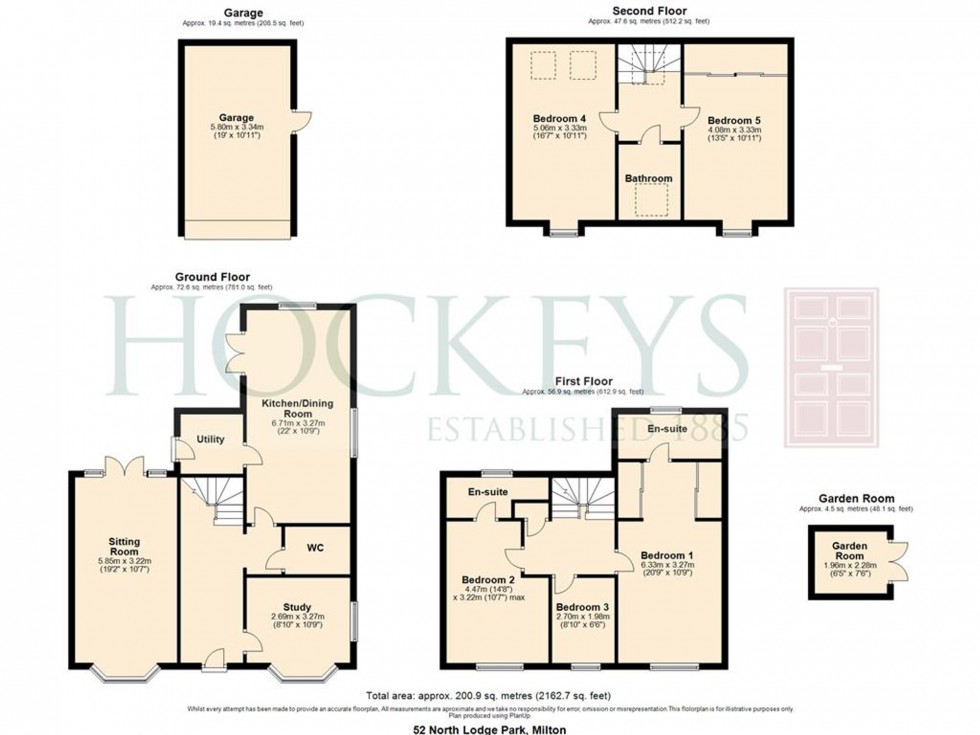 Floorplan for North Lodge Park, Milton, CB24