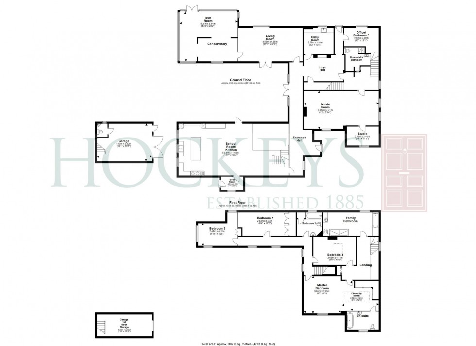 Floorplan for School Lane, Chittering, CB25
