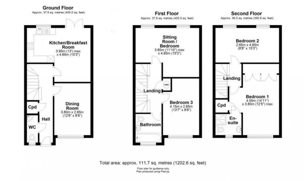 Floorplan for Wellbrook Way, Girton, CB3