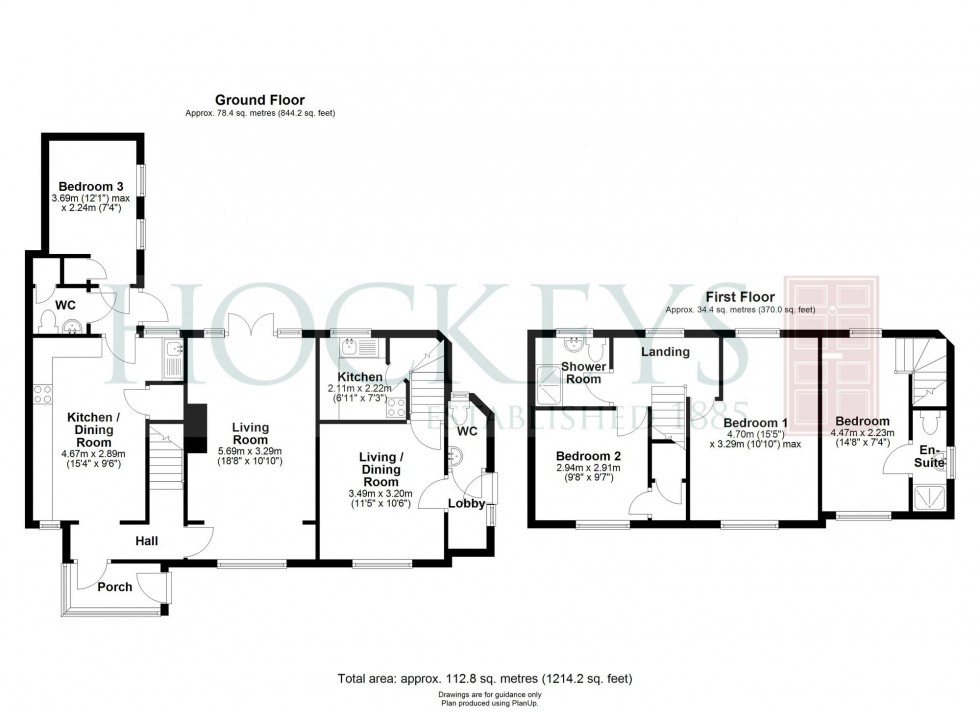 Floorplan for Humphreys Road, Cambridge, CB4