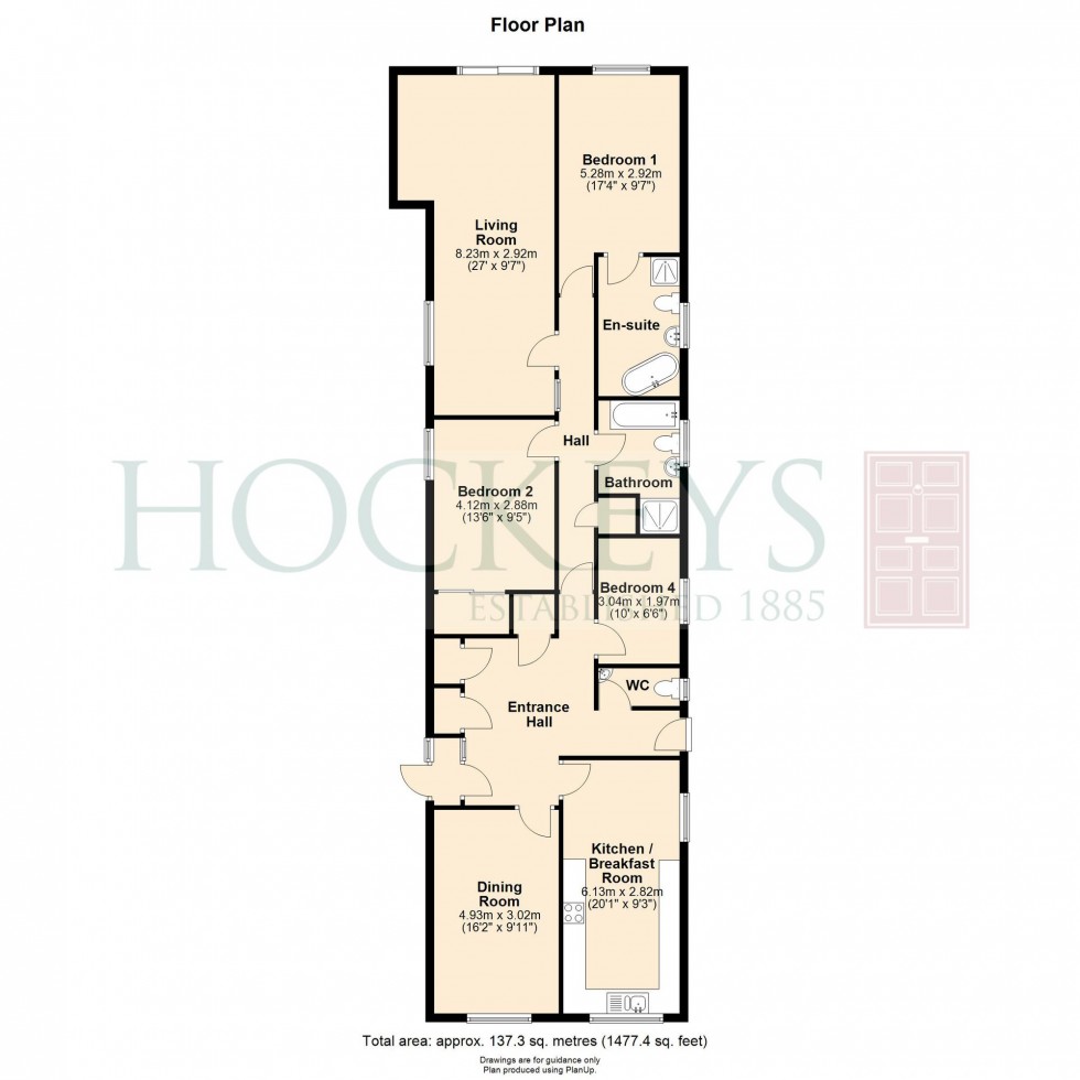Floorplan for Church Road, Stow-Cum-Quy, CB25
