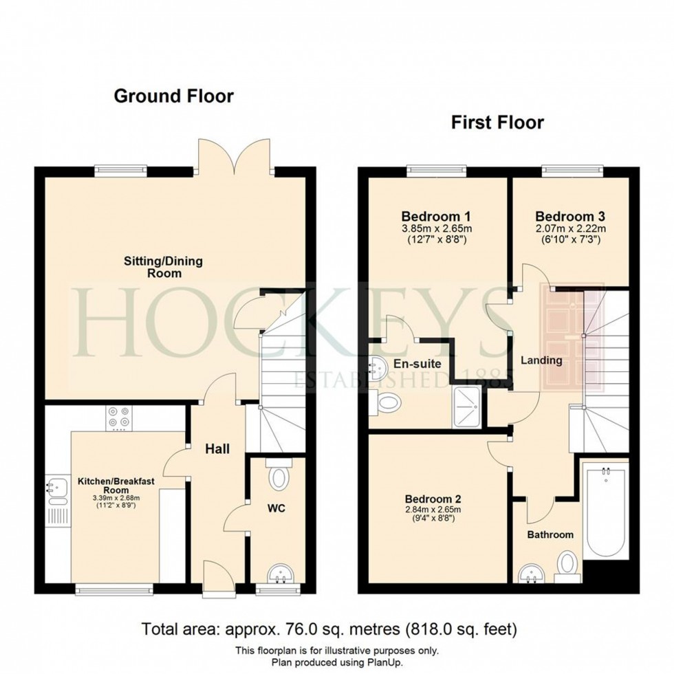 Floorplan for Wintergreen Road, Red Lodge, IP28