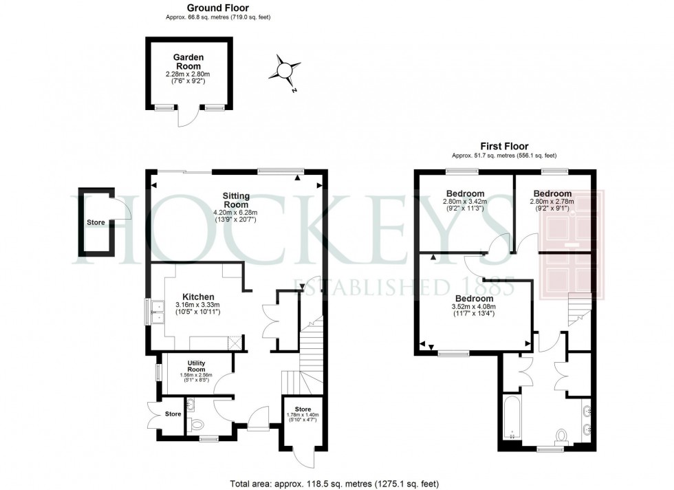 Floorplan for Gunning Road, Ely, CB7
