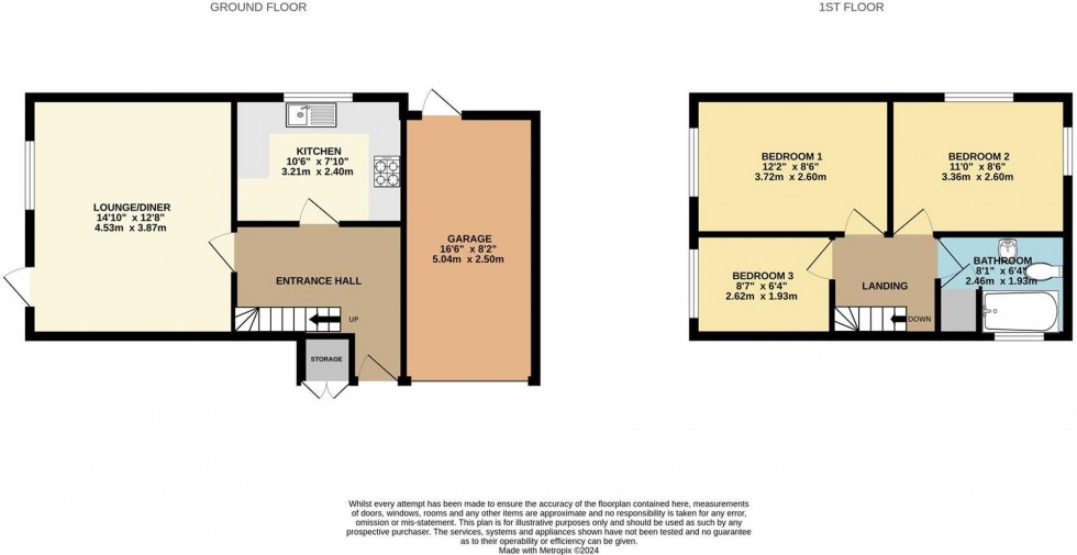 Floorplan for Bill Rickaby Drive, Newmarket, CB8