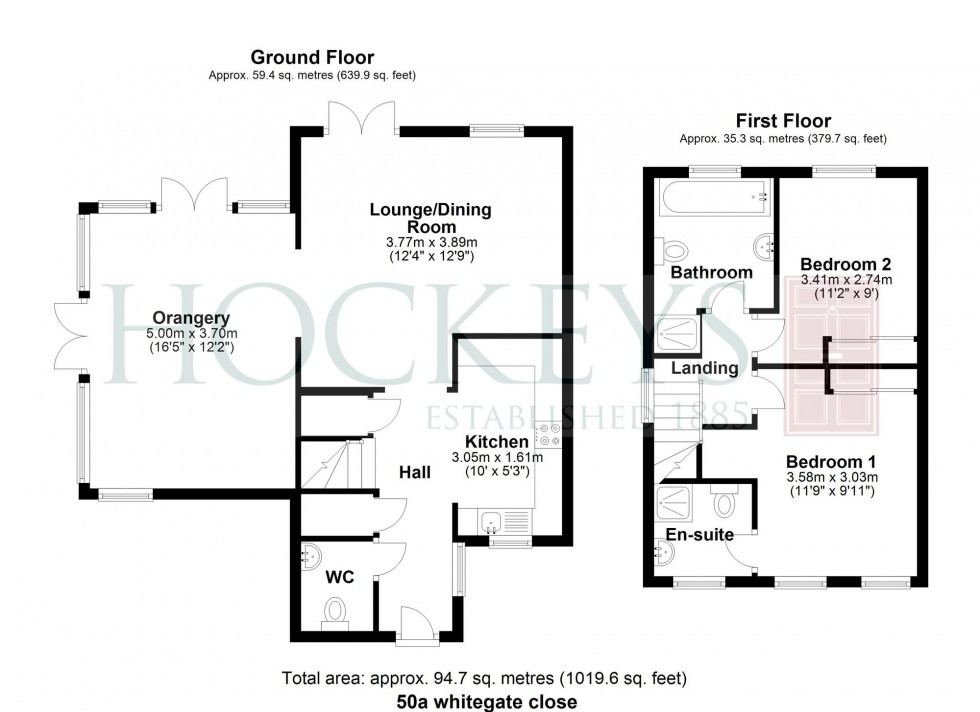Floorplan for Whitegate Close, Swavesey, CB24