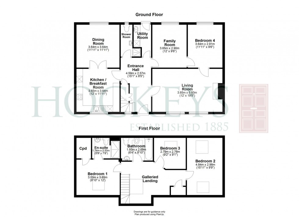 Floorplan for Meadow Lane, Linton, CB21