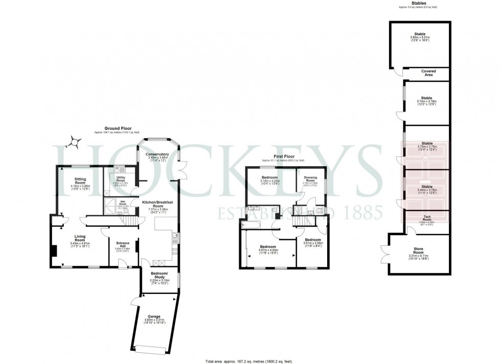 Floorplan for Padnal Bank, Queen Adelaide, CB7