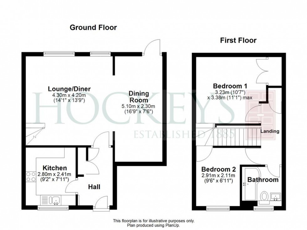 Floorplan for The Spinney, Bar Hill, CB23