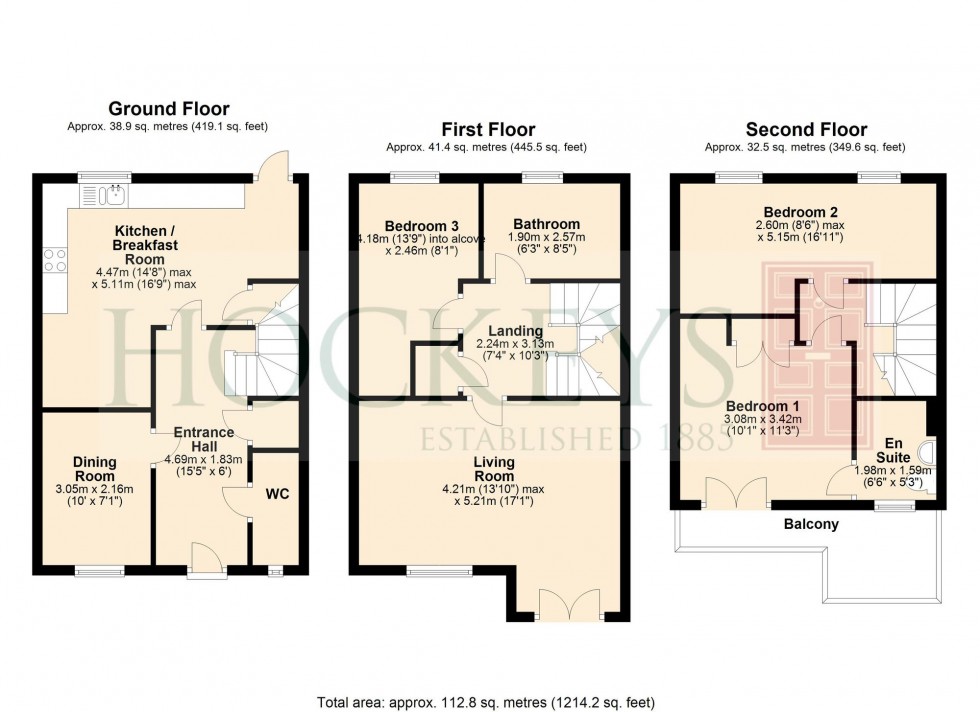 Floorplan for Chariot Way, Cambridge, CB4