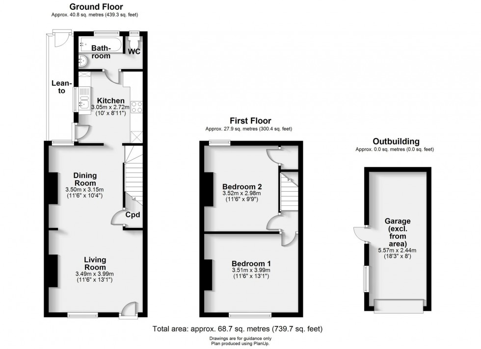 Floorplan for Rooks Street, Cottenham, CB24