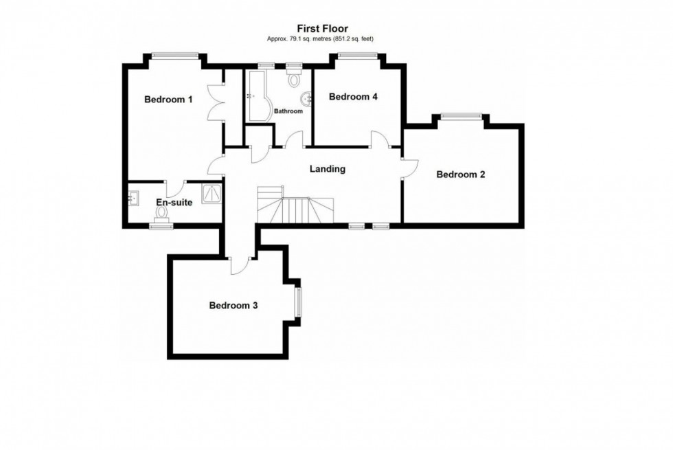 Floorplan for Townsend, Soham, CB7