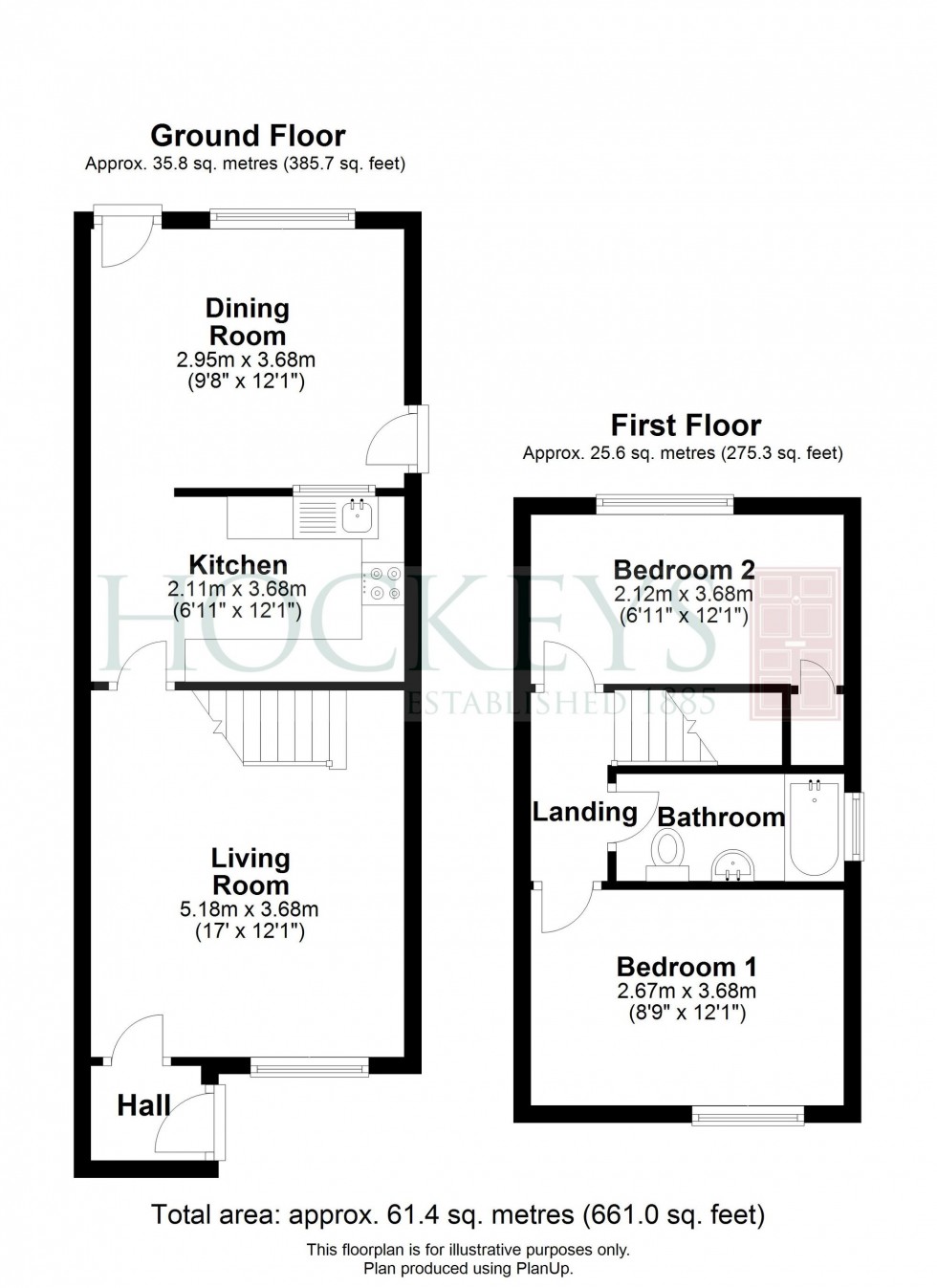 Floorplan for Hillcrest, Bar Hill, CB23
