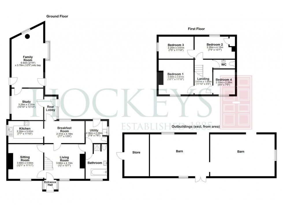 Floorplan for The Drift, Oakington, CB24