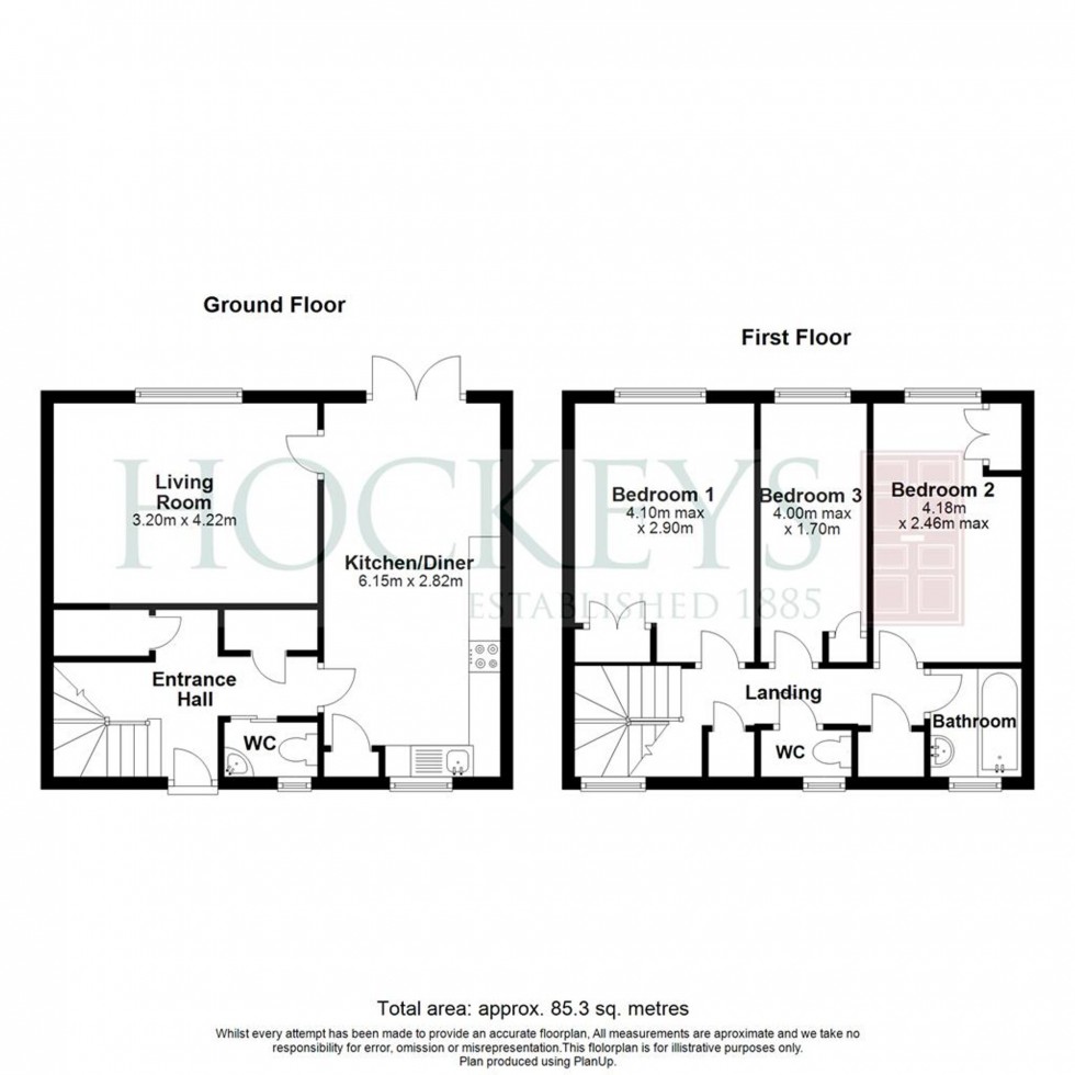 Floorplan for Rampton Drift, Longstanton, CB24